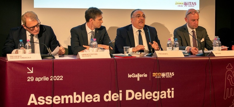 Itas, approvato all'unanimità il bilancio 2021 e oltre 1 milione di euro a sostegno dei soci “per contenere i rincari delle